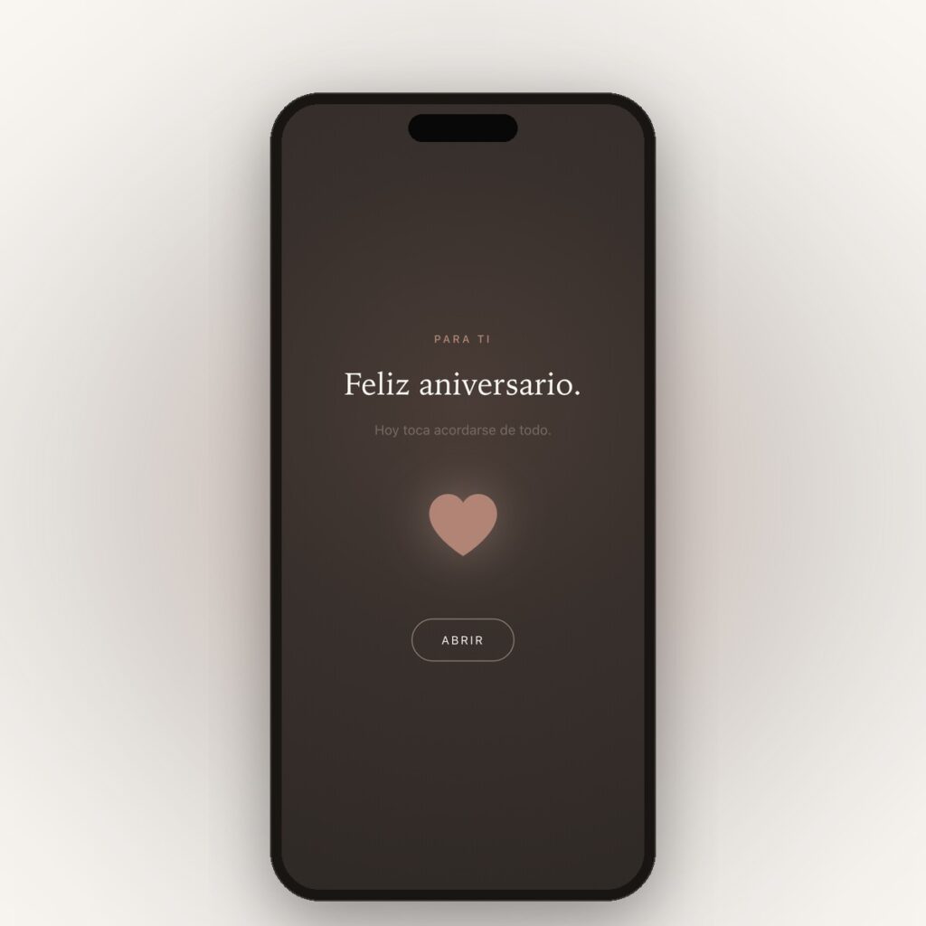 Regalo de aniversario
