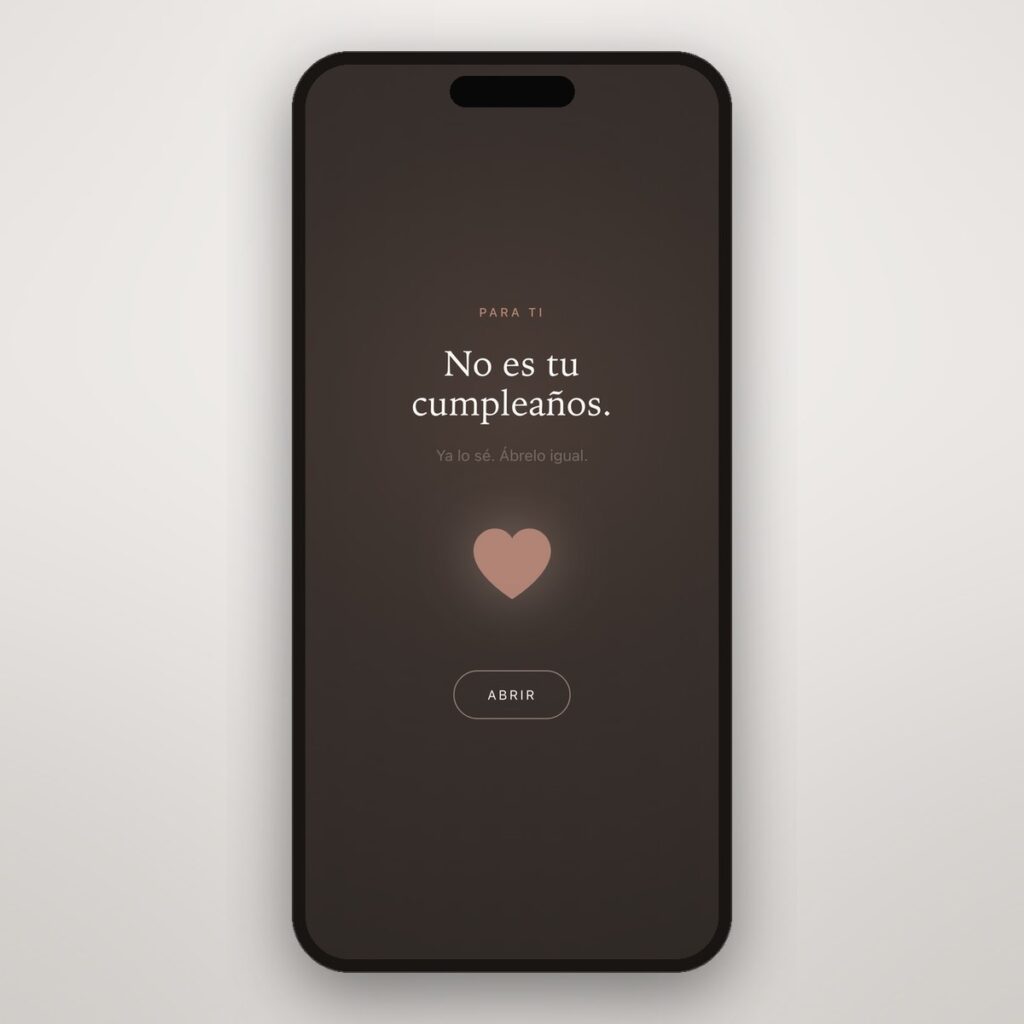 Un te quiero