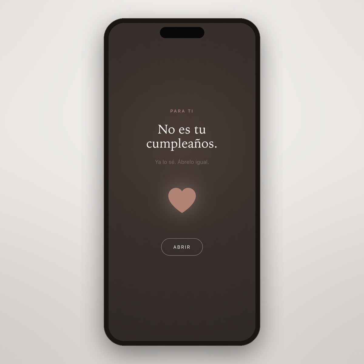 Un te quiero